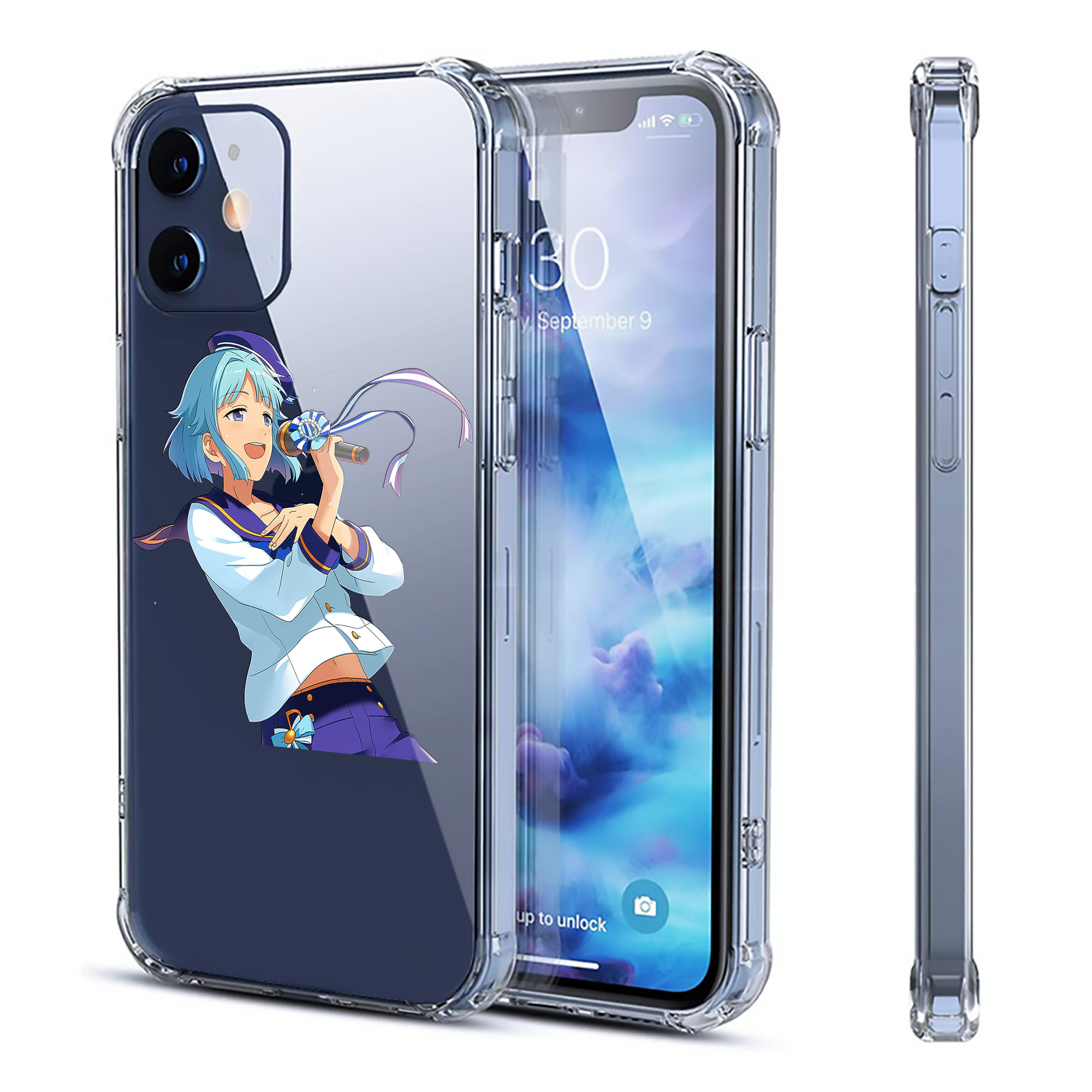 （画像用） あんさんぶるスターズ! Ensemble Stars 【iPhone 12シリーズ対応】透明スマホケース（クリアソフトケース）